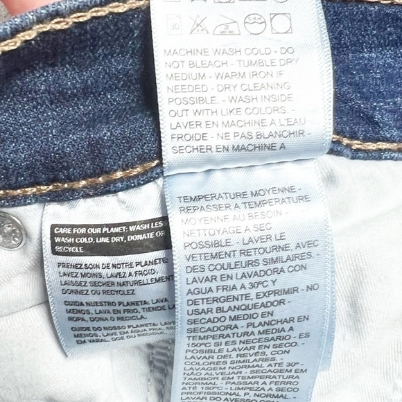 NWT Levi's Women's 721 High Rise Skinny Jeans‎ Blue Stretch Denim Size 28 - Picture 15 of 16